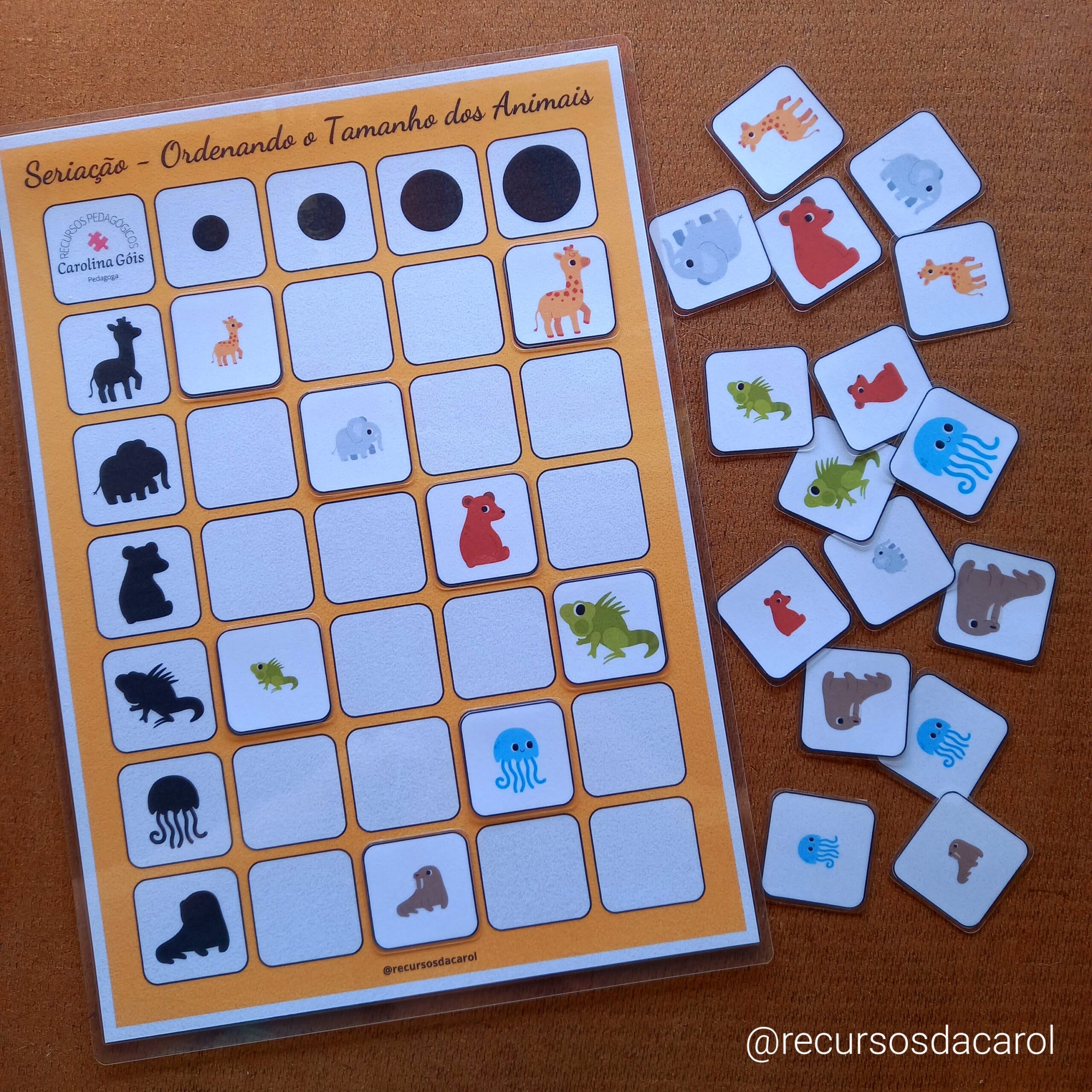 Ordenando o Tamanho dos Animais - Imagem 3