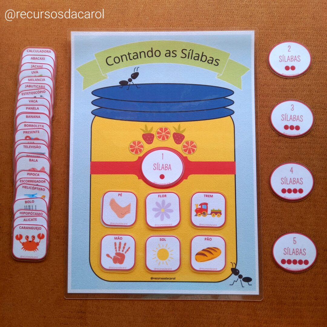 Contando Sílabas no Pote