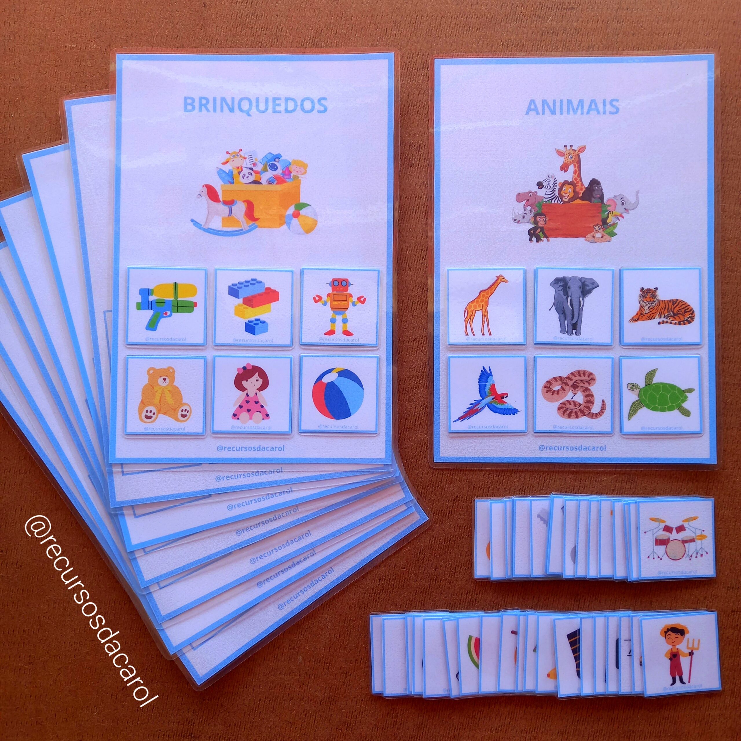 Fichas de Classificação por Categorias