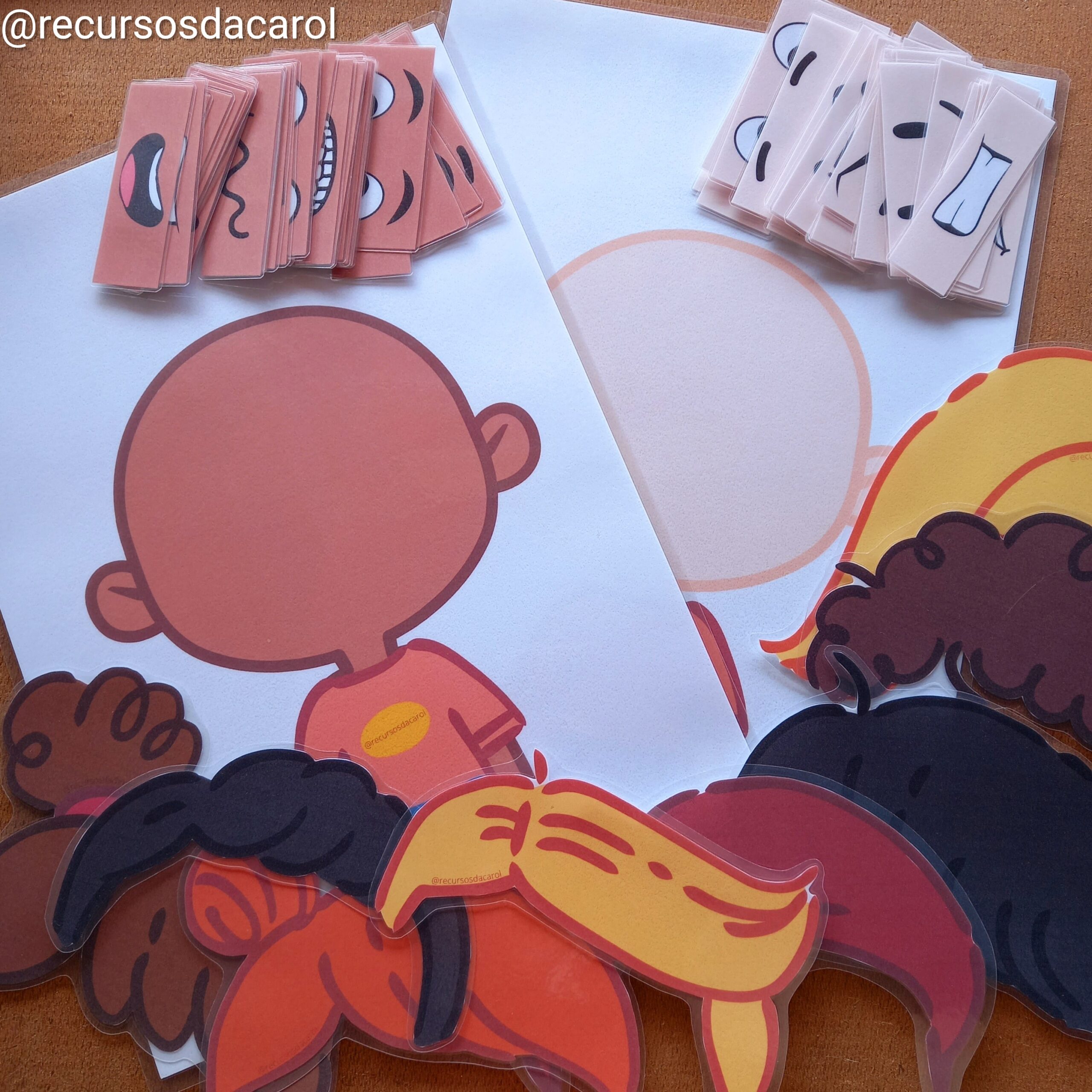 Kit Emoções e Expressões Faciais