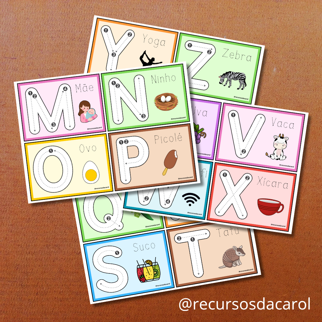 Alfabeto Tracejado - Imagem 2