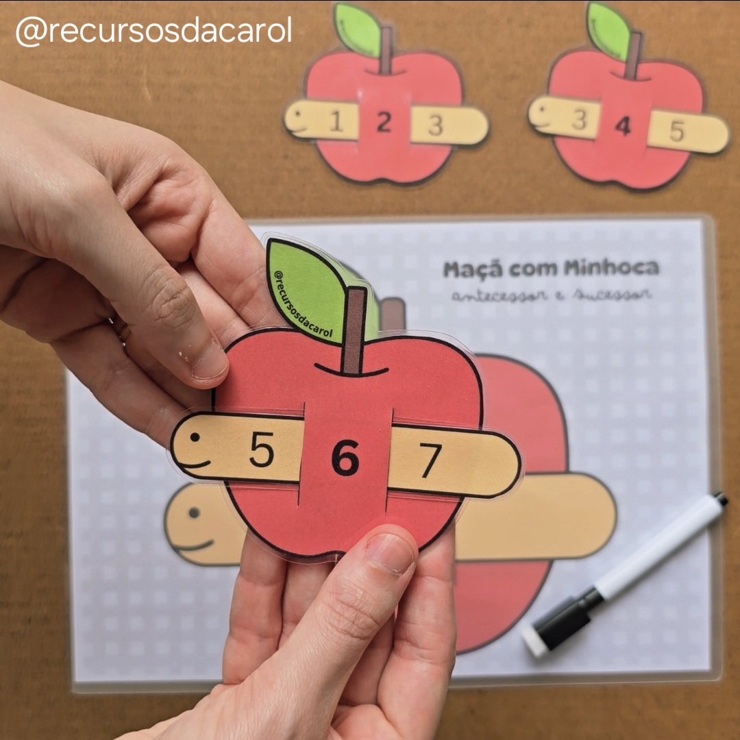 Maçã com Minhoca